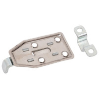 Прямая защелка VORMANN 40х22х1 мм, оцинкованная 00102 040 Z