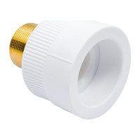 Комбинированная муфта Blue Ocean полипропиленовая, НР под ключ - 63x1,1/2 PPRF/HTEA(W)-63х1,1/2"