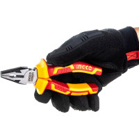 Диэлектрические плоскогубцы INGCO 160 мм INDUSTRIAL HICP28168