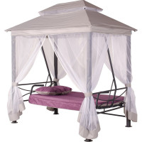 Беседка-качели Удачная Мебель Алания графит A62A.612