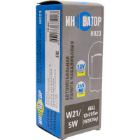 Лампа накаливания АБЦ ИННОВАТОР 12v21/5w, W3x16q, 10 шт. H023