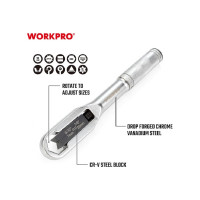 Универсальный разводной ключ WORKPRO 7-22 мм WP272015
