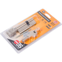 Цилиндровый механизм с вертушкой KALE KILIT 164 OBS SCE/81, 26x10x45 мм, никель, 5 кл. 45233