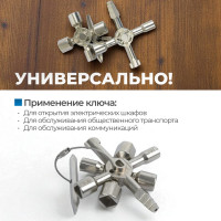 Многофункциональный ключ для электрошкафов Optimus OPT-ECK01
