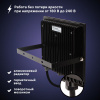 Светодиодный прожектор RITTER Profi гарантия 5 лет 100лм/Вт 100 Вт 2700К 53430 7