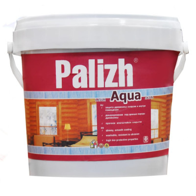 Palizh Лазурь защитно-декор.для древесины AQUA 284.13.ТП палисандр 0,9 л 11605921