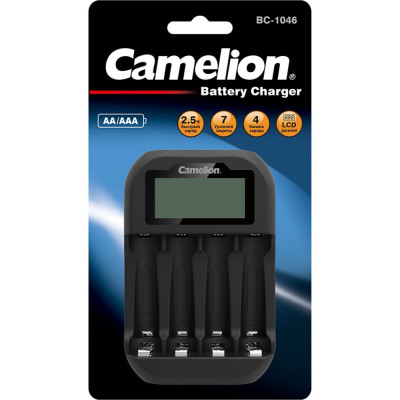 Camelion BC-1046 (Быстрое зарядное устр-во с индикацией, 4хАА, ААА) 15040