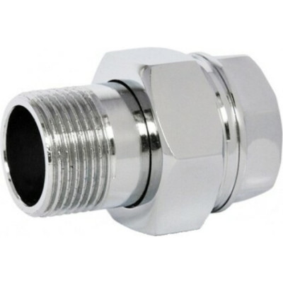 Хромированный прямой сгон Giacomini R18X002
