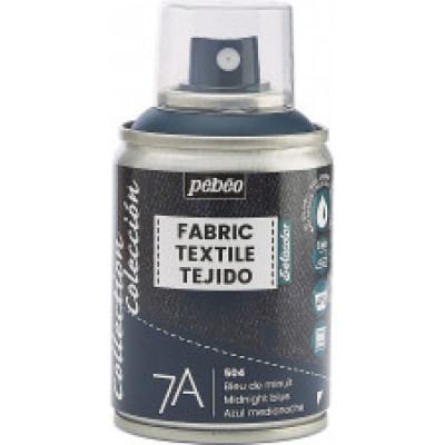 PEBEO Краска для текстиля 7А Spray (аэрозоль) 100 мл синяя полночь 805504 666062