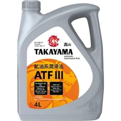 Масло TAKAYAMA ATF lll 605519