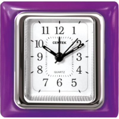 Квадратный будильник Centek CT-7204 Violet