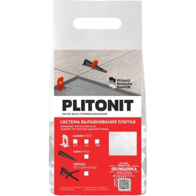 PLITONIT Зажим SVP-PROFI 1.4мм (100шт в пакете) 21830 Н008263