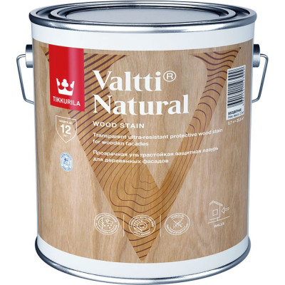 Tikkurila Антисептик VALTTI NATURAL п/гл 2,7л 700011548