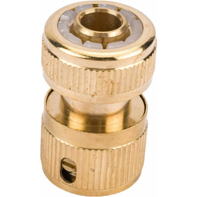 SANTRADE ПА Коннектор 1/2 с аквастопом, латунный ST (SM-HQC0404) 0142