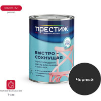 ПРЕСТИЖ ЭМАЛЬ АКРИЛОВАЯ ПОЛУГЛЯНЦ. ЧЕРНАЯ 0,9 КГ 14 24552