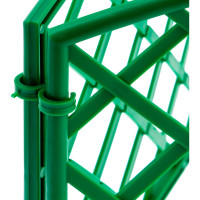 Зеленый декоративный забор Плетенка 24x320 см PALISAD 65006