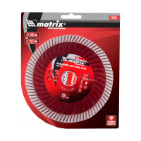 Диск алмазный отрезной Turbo Extra (125х22.2 мм) для угловых шлифмашин Matrix 73194
