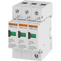 Разрядник TDM ELECTRIC ОПС1-C 3Р 20kA 400B 40kA SQ0201-0007