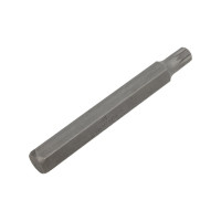 Вставка бита торцевая 10 мм, SPLINE, М08, L = 80 мм KING TONY 168008M