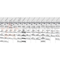 Щетка стеклоочистителя бескаркасная PRO 330 мм, 13", 10 адаптеров Airline AWB-BK-330