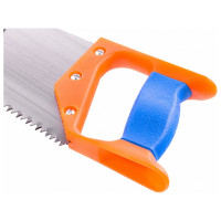 Ножовка по дереву Без бренда 400 мм, шаг зубьев 5 мм, пластиковая рукоятка 23162