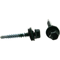 Кровельный саморез Tech-Krep КР сверло 4,8х35 RAL-6005 тёмно-зеленый 250 шт, ведро 127874