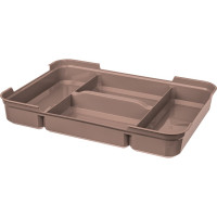Универсальный ящик Econova Grand Box с замками и вставкой-органайзером, 10 л 433224314