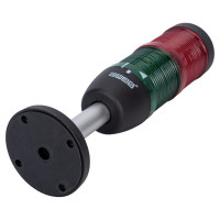 Сигнальная колонна Emas 50 мм, красная, зеленая, стробоскоп FLESH 220В IK52F220XM03
