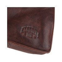 Рюкзак-сумка Klondike DIGGER Mara, натуральная кожа, в темно-коричневом цвете, 32.5x36.5x11 см KD1070-03