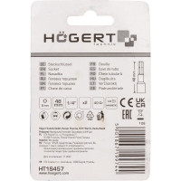 Насадка торцевая с магнитом (2 шт; 8 мм; 1/4"; CrV) HOEGERT TECHNIK HT1S457