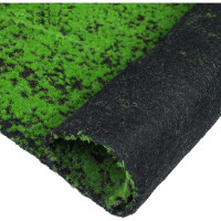 Декоративный искусственный мох Greengo 1х1 м, зеленый на черном 5203157