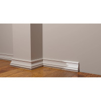 Стеновой молдинг Decor-Dizayn ударопрочный влагостойкий под покраску 59Х21Х2000мм 161А