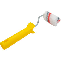 Мини-валик РемоКолор малярный с рукояткой Мультиколор , ось 6мм, D15мм, 55мм, 06-1-610