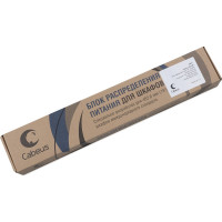 Блок евророзеток Cabeus горизонтальный, 8 розеток, 10 A, гнездо под шнур PDU-8P