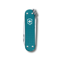 Нож-брелок Victorinox Classic SD Alox Colors Wild Jungle 58 мм, 5 функций, тёмно-бирюзовый 0.6221.242G