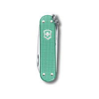 Нож-брелок Victorinox Classic SD Alox Colors Minty Mint 58 мм, 5 функций, мятный 0.6221.221G