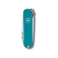 Нож-брелок Victorinox Classic SD Colors Mountain Lake 58 мм, 7 функций, тёмно-бирюзовый 0.6223.23G