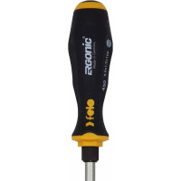 Плоская шлицевая отвертка Felo Ergonic 5,5X1,0X100, ударная 45005540