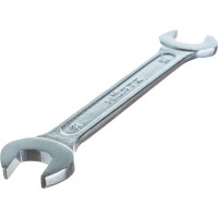 Гаечный ключ двусторонний HORTZ, 18x21, хромированный 102238