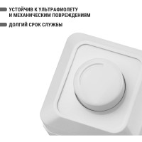 Светорегулятор поворотный TDM ELECTRIC RL 300Вт IP20 белый Ладога SQ1801-0109