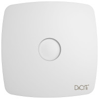 Осевой вытяжной вентилятор DICITI RIO 4C Matt white, диаметр 98 мм, декоративный 90-06890