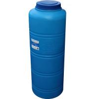 Овально-вертикальная емкость AQUAPLAST 350 л, синяя 4630017951819