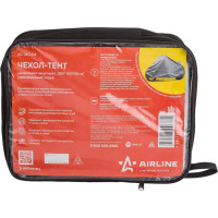 Универсальный защитный чехол-тент Airline на мотоцикл, L 250x100x120 см, серый AC-MC-06