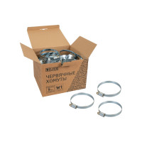 Хомут HELFER W1, 60-80 мм, оцинкованная сталь, уп. 50 шт. HF004045