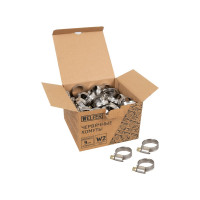 Хомут HELFER W2, 16-27 мм, нержавеющая сталь, уп. 100 шт. HF004052