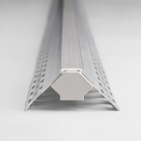 Встраиваемый угловой профиль Elektrostandard LL-2-ALP015 (внешний угол) для LED ленты (под ленту 9mm) алюминиевый a053635