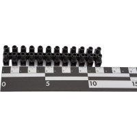 Клемник DKC полипропиленчерный, 12р, 85С, 450V, 41A, 6мм.кв  43312PL R 43312PL/R
