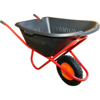 Тачка 1-колесная Промышленник 110л. антиударная, колесо пневмо 4,00/8 ПРОМ-110А1КП