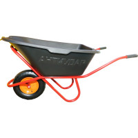 Тачка 1-колесная Промышленник 110л. антиударная, колесо пневмо 4,00/8 ПРОМ-110А1КП