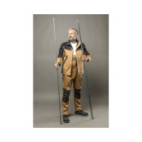 Рабочий полукомбинезон HOEGERT TECHNIK EDGAR, бежевый HT5K272-1-XL